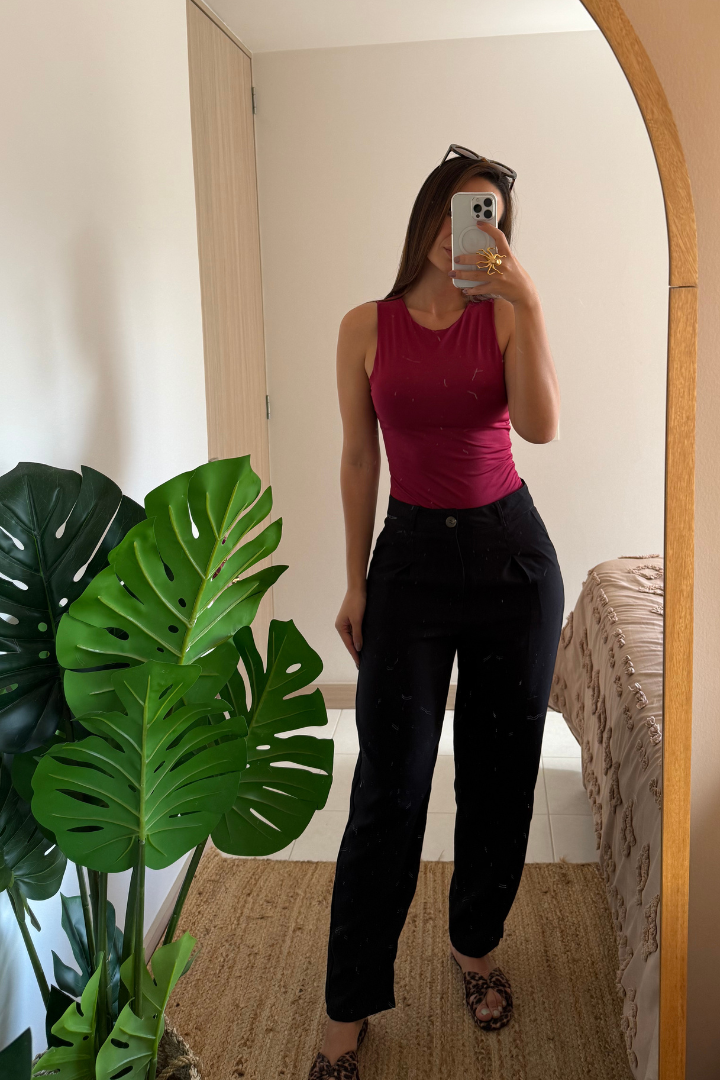 Pantalon Vera Negro