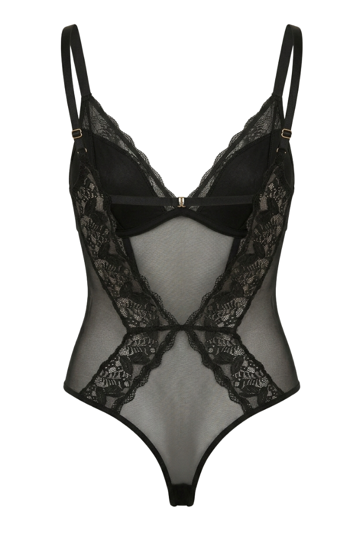Body Victoria Negro Encaje